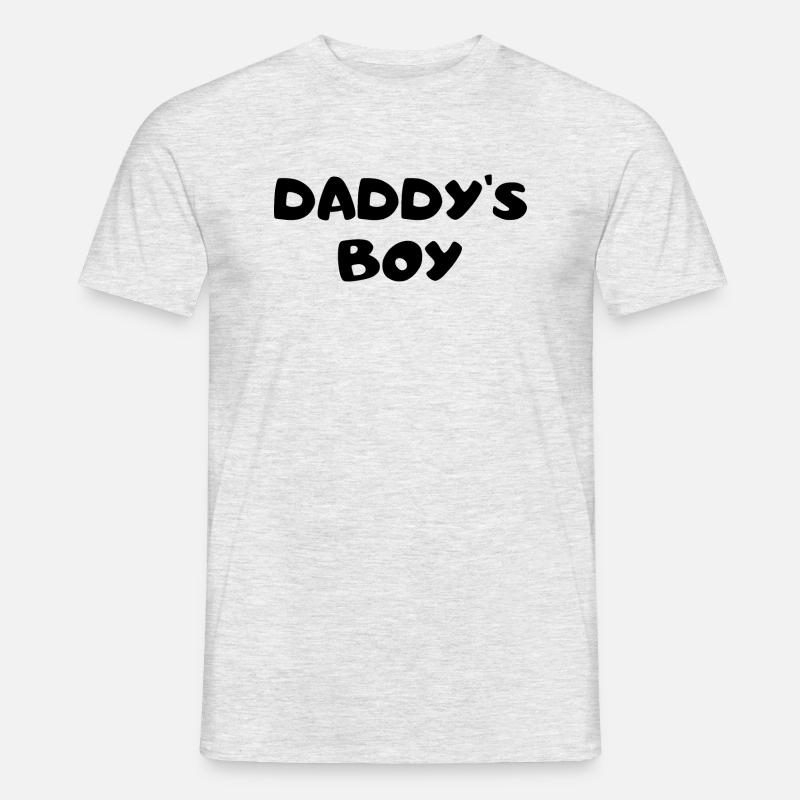 Daddy´s Boy - Männer T-Shirt - Grau meliert