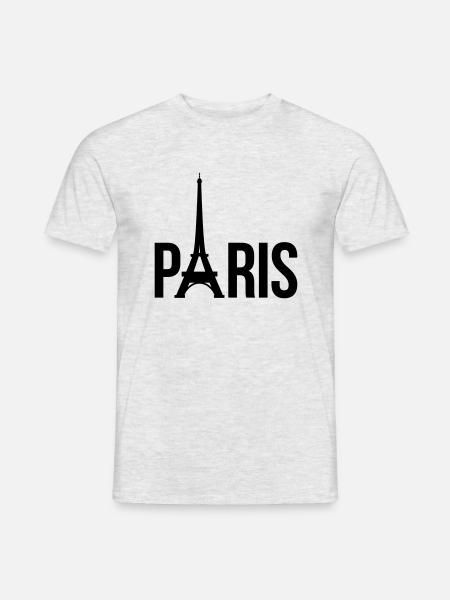 Paris - Men's T-Shirt - heather grey