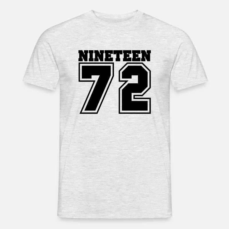 1972 - Männer T-Shirt - Grau meliert