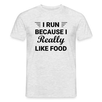 Fußball Football - T-shirt homme - gris chiné - Devant - AI Model Male 178 dark (178cm)