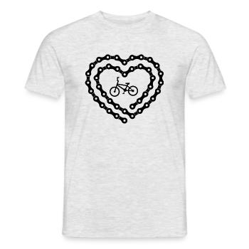 Triathlon Swim Bike Run Marathon - Männer T-Shirt - Grau meliert - Vorne - AI Model Male 178 dark (178cm)