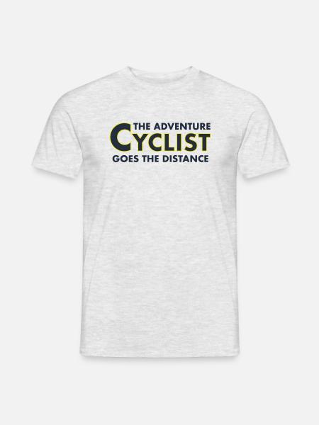 Stylisches Rennrad T-Shirt Pullover Fahrrad - Männer T-Shirt - Grau meliert