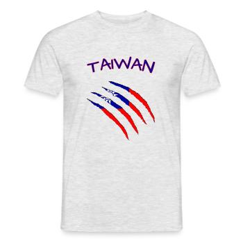 Taiwan taiwan - Männer T-Shirt - Grau meliert - Vorne - AI Model Male 178 dark (178cm)