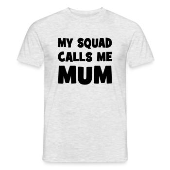 mummy - Men's T-Shirt - heather grey - Front - AI Model Male 178 dark (178cm)