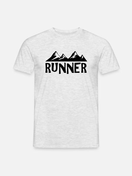 Coureur - T-shirt homme - gris chiné