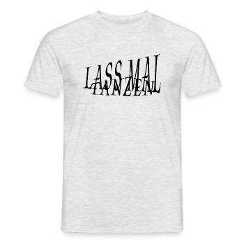 Lass MaL TanZen - Männer T-Shirt - Grau meliert - Vorne - AI Model Male 178 dark (178cm)