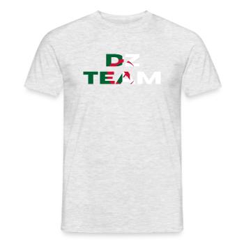 Dz team - idée cadeau Algérie - T-shirt homme - gris chiné - Devant - AI Model Male 178 dark (178cm)