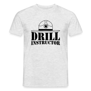 Sheriff Drill Instructor - Men's T-Shirt - heather grey - Front - AI Model Male 178 dark (178cm)