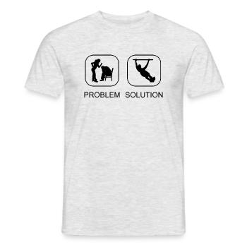 Fitness Athletes Bodybuilding Fitness Sports Sports - Men's T-Shirt - heather grey - Front - AI Model Male 178 dark (178cm)