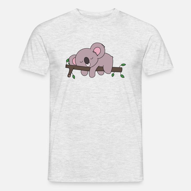 Koala - T-shirt uomo - grigio melange
