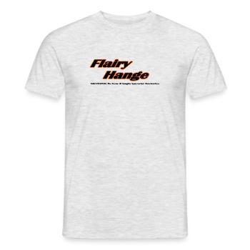 Flairy Hange - Männer T-Shirt - Grau meliert - Vorne - AI Model Male 178 dark (178cm)