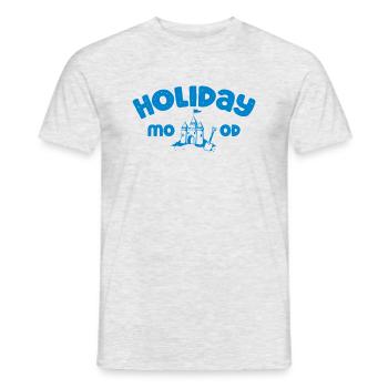 Holiday Mood – Sandburg Stil - Männer T-Shirt - Grau meliert - Vorne - AI Model Male 178 dark (178cm)