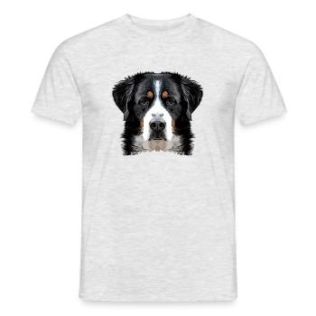 bernersenn2 1 - T-shirt homme - gris chiné - Devant - AI Model Male 178 dark (178cm)