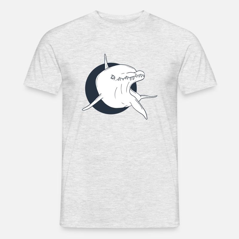 Bad Flipper - Männer T-Shirt - Grau meliert