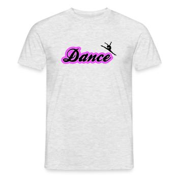 Danse danse passion sport - T-shirt homme - gris chiné - Devant - AI Model Male 178 dark (178cm)