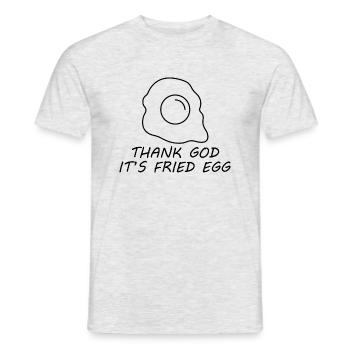 Fun Fun Funny - Men's T-Shirt - heather grey - Front - AI Model Male 178 dark (178cm)