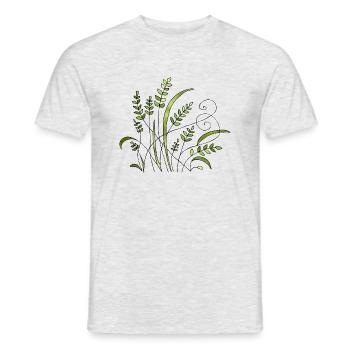 Liste - Männer T-Shirt - Grau meliert - Vorne - AI Model Male 178 dark (178cm)
