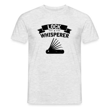Schloss Flüsterer Technicien de verrouillage Conception - T-shirt homme - gris chiné - Devant - AI Model Male 178 dark (178cm)