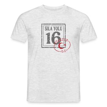 Bursa - Männer T-Shirt - Grau meliert - Vorne - AI Model Male 178 dark (178cm)