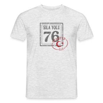 Iğdır - Männer T-Shirt - Grau meliert - Vorne - AI Model Male 178 dark (178cm)