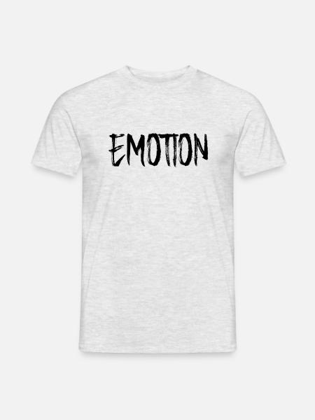 Emotion - Männer T-Shirt - Grau meliert