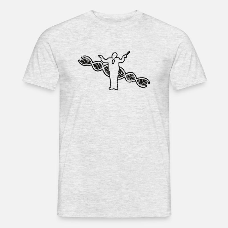 Dirigenten Geschenk Dirigieren Dirigent Musik - Männer T-Shirt - Grau meliert