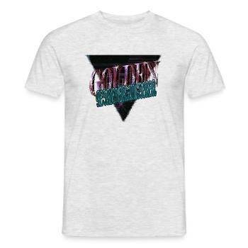 windhund cool hundehalter pudel - Männer T-Shirt - Grau meliert - Vorne - AI Model Male 178 dark (178cm)