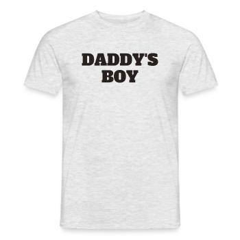 Daddy ́s Boy - Men's T-Shirt - heather grey - Front - AI Model Male 178 dark (178cm)