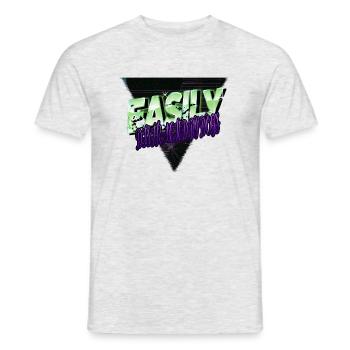 Beagle Dad statement present idea owner - Men's T-Shirt - heather grey - Front - AI Model Male 178 dark (178cm)