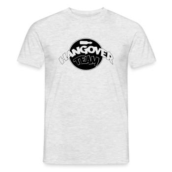 Hangover Team - Men's T-Shirt - heather grey - Front - AI Model Male 178 dark (178cm)