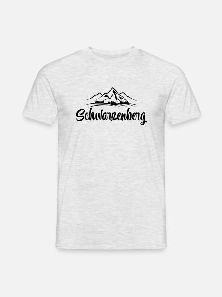 Schwarzenberg Erzgebirge - Männer T-Shirt - Grau meliert