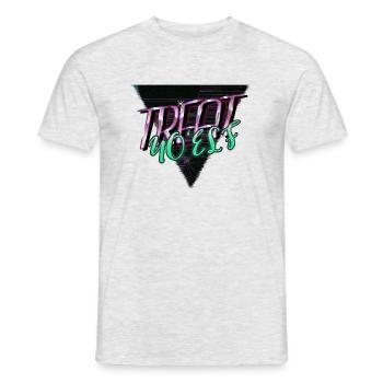Geek Fun Humor Christmas Tree Present Idea - Men's T-Shirt - heather grey - Front - AI Model Male 178 dark (178cm)