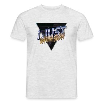 Plage Swim Team Apnea Nageurs Heureux - T-shirt homme - gris chiné - Devant - AI Model Male 178 dark (178cm)