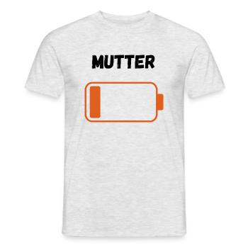 Mutter auf Reserve - Männer T-Shirt - Grau meliert - Vorne - AI Model Male 178 dark (178cm)