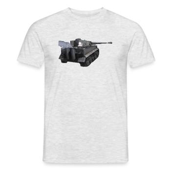 Tiger I Unicorn - Men's T-Shirt - heather grey - Front - AI Model Male 178 dark (178cm)