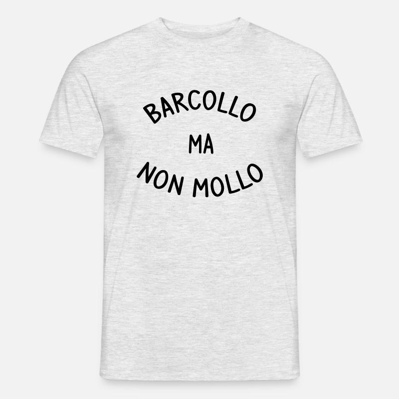 barcollo ma non mollo - T-shirt uomo - grigio melange