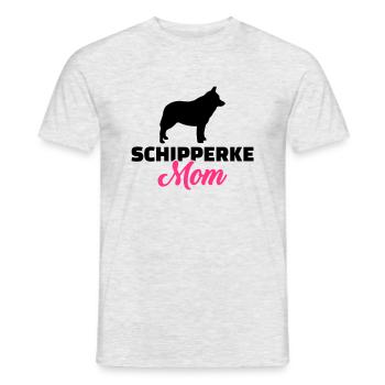 Schipperke - T-shirt homme - gris chiné - Devant - AI Model Male 178 dark (178cm)