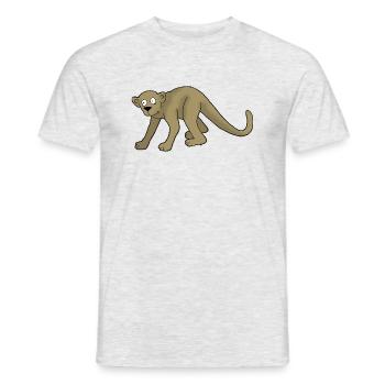 Monkeys 2 - Men's T-Shirt - heather grey - Front - AI Model Male 178 dark (178cm)