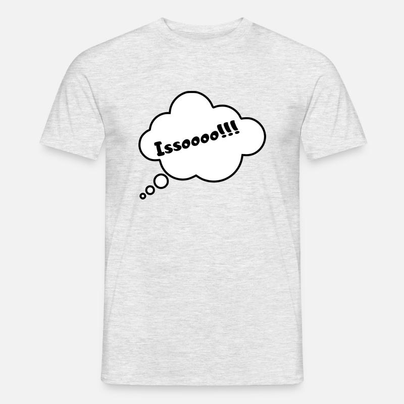 Issoooo - Männer T-Shirt - Grau meliert