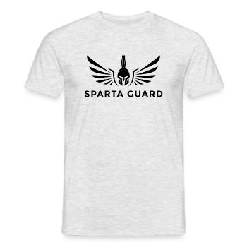 SPARTA GUARD BLACK - T-shirt homme - gris chiné - Devant - AI Model Male 178 dark (178cm)