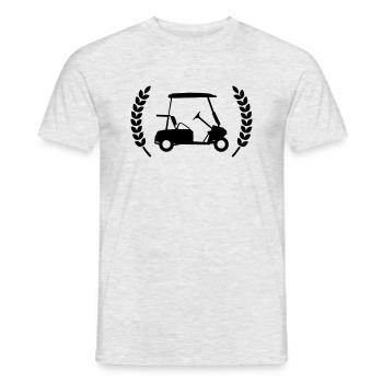 Golf Club Car - Men's T-Shirt - heather grey - Front - AI Model Male 178 dark (178cm)