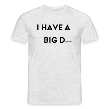 I hava a - Männer T-Shirt - Grau meliert - Vorne - AI Model Male 178 dark (178cm)