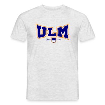 ULM - Männer T-Shirt - Grau meliert - Vorne - AI Model Male 178 dark (178cm)