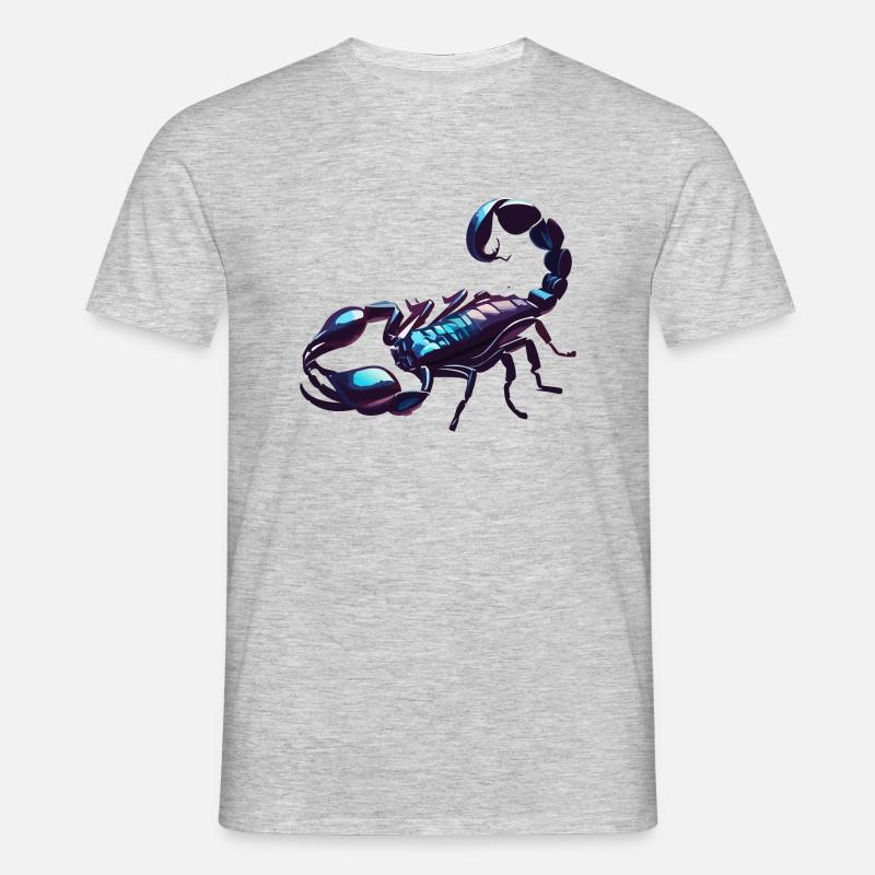 Krom spids - T-shirt til herrer - grå meleret