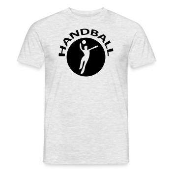 Handball - T-shirt homme - gris chiné - Devant - AI Model Male 178 dark (178cm)