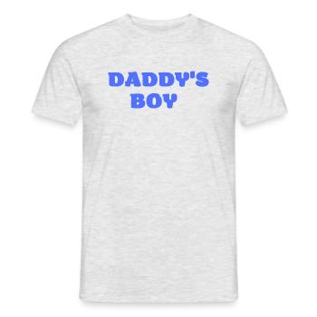 Daddy ́s Boy - Men's T-Shirt - heather grey - Front - AI Model Male 178 dark (178cm)