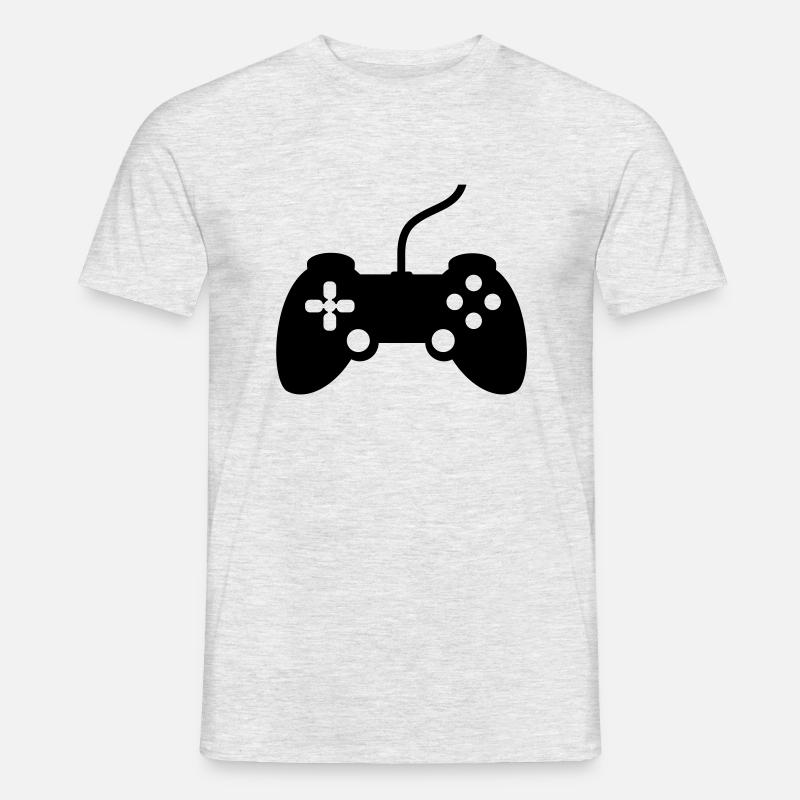 gamer_controller__f1 - Männer T-Shirt - Grau meliert