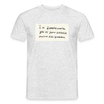 Wortwitze - Männer T-Shirt - Grau meliert - Vorne - AI Model Male 178 dark (178cm)