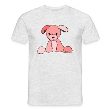 Bande dessinée pour chiens - T-shirt homme - gris chiné - Devant - AI Model Male 178 dark (178cm)