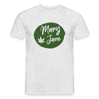 Mary Jane Drop - Männer T-Shirt - Grau meliert - Vorne - AI Model Male 178 dark (178cm)